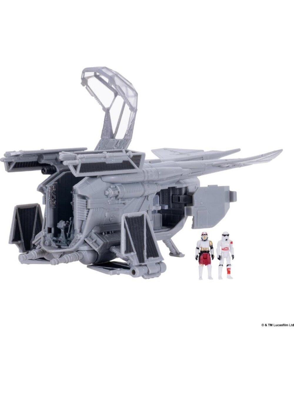 8-Inch Imperial Patrol Gunship Vehicle with 2 Micro Figures - Star Wars
